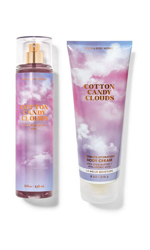 Cotton Candy Clouds Fragrance & Body Cream Set