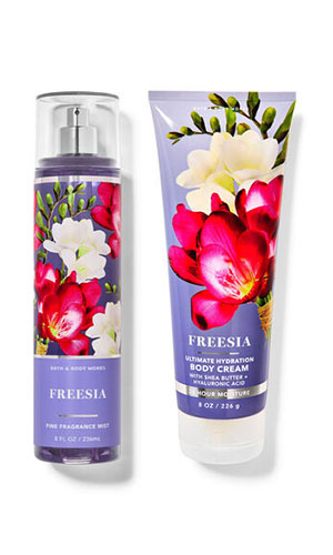 Freesia Fragrance & Body Cream