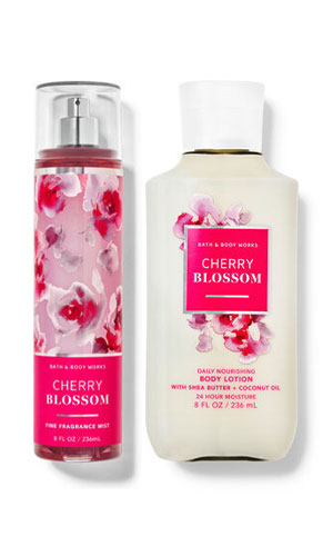 Cherry Blossom Fragrance & Body Lotion